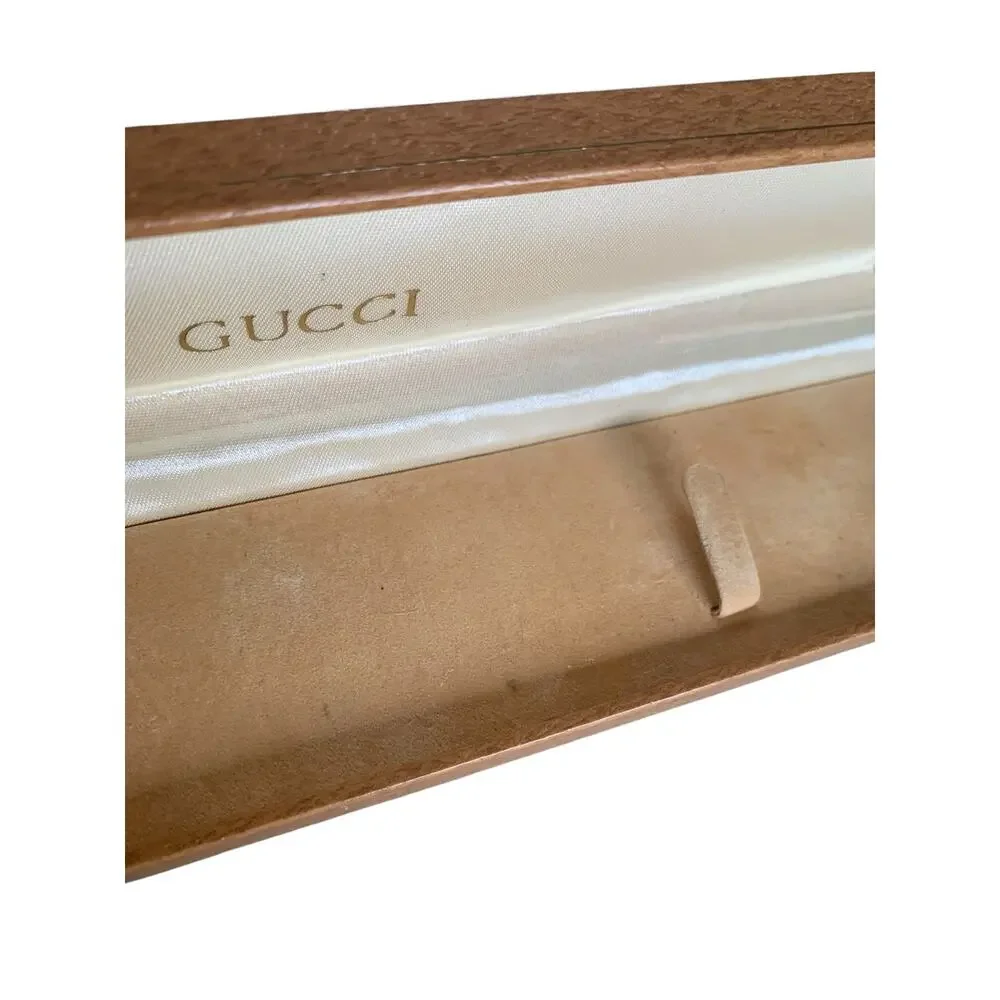 Gucci Vintage Authentic Empty Watch Presentation Gift Box Case Interlocking G